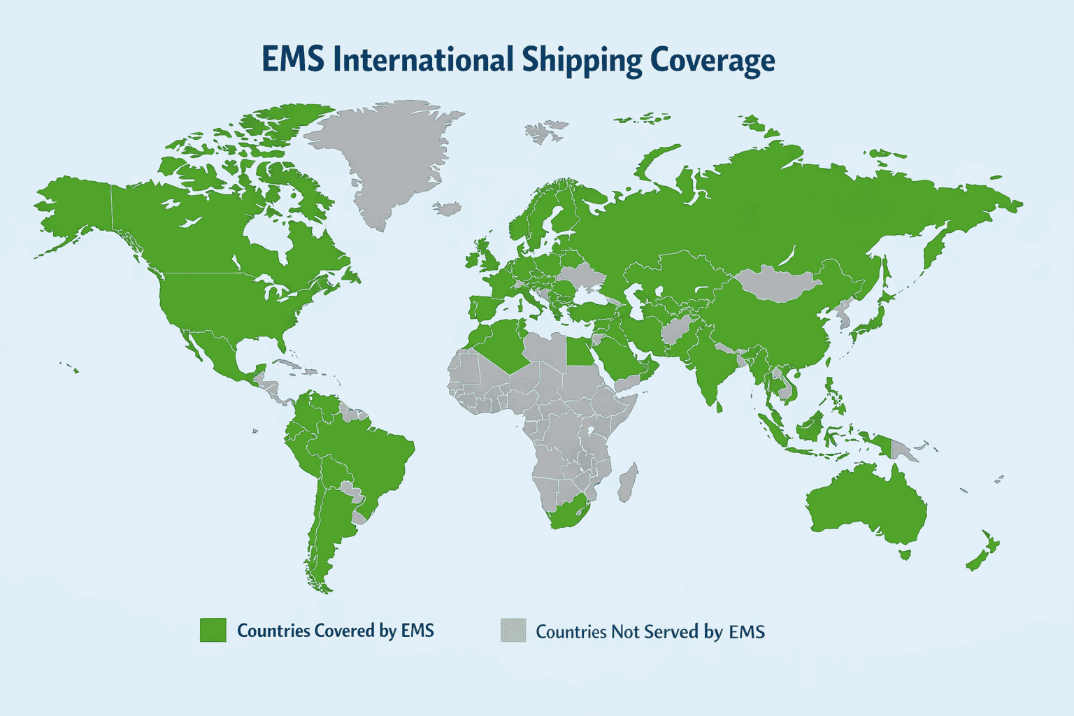 Which Countries Are Covered Under EMS Shipping